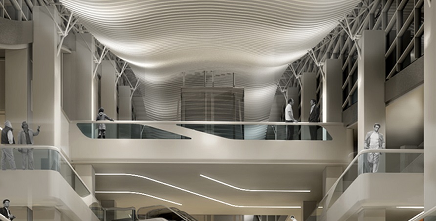 سقف محور میانی تجاری